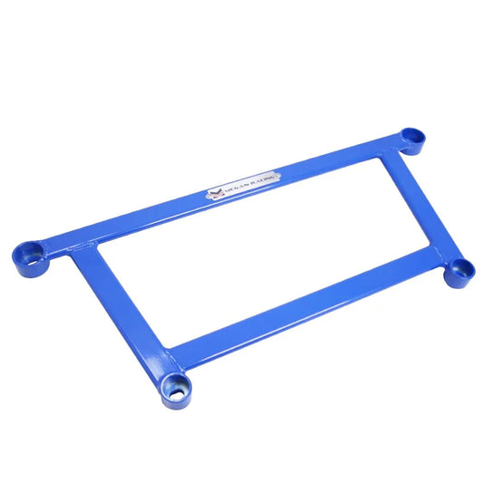 Megan Racing Front Lower H-Bracket Subframe Brace Blue For 11-17 Lexus CT200h (ZWA10) - SB-HBLCT200B