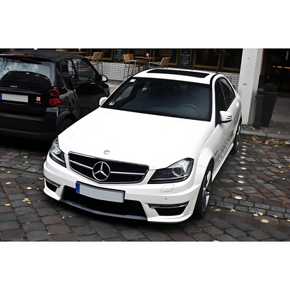 FOR 2012-2014 MERCEDES BENZ W204 PROJECTOR LED DRL HEADLIGHTS C63 AMG STYLE