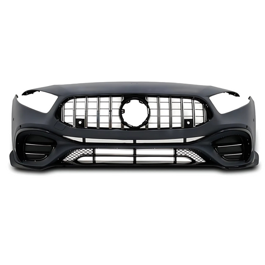 FOR 2019-2022 MERCEDES-BENZ A-CLASS W177 FACELIFT TO A45S FRONT BUMPER CONVERSION KIT W/ GRILLE