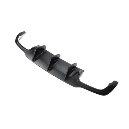 FOR 2012-2015 MERCEDES BENZ W204 C300/ C63 REAR BUMPER LIP DIFFUSER MATTE BLACK