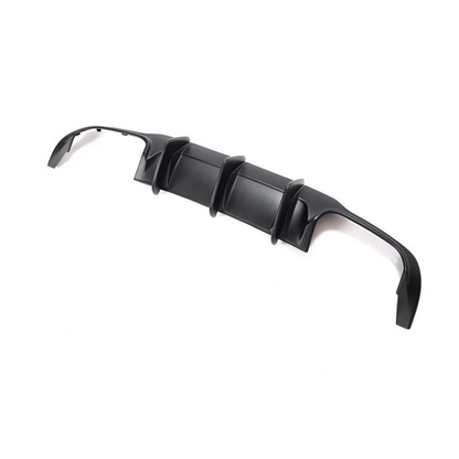 FOR 2012-2015 MERCEDES BENZ W204 C300/ C63 REAR BUMPER LIP DIFFUSER MATTE BLACK