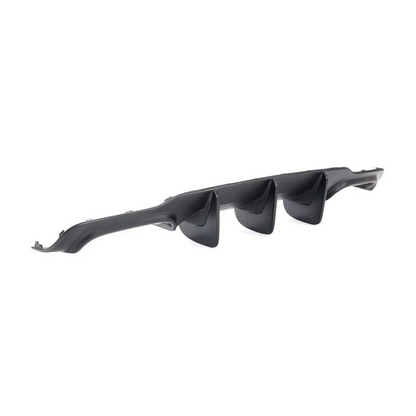 FOR 2012-2015 MERCEDES BENZ W204 C300/ C63 REAR BUMPER LIP DIFFUSER MATTE BLACK