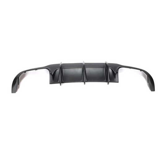 FOR 2012-2015 MERCEDES BENZ W204 C300/ C63 REAR BUMPER LIP DIFFUSER MATTE BLACK