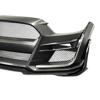 FOR 2015-2017 FORD MUSTANG FRONT GT500 STYLE CONVERSION BUMPER KIT