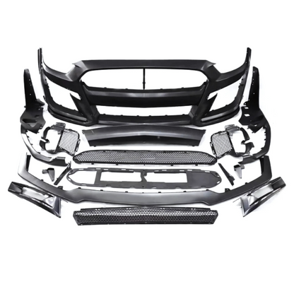 FOR 2015-2017 FORD MUSTANG FRONT GT500 STYLE CONVERSION BUMPER KIT
