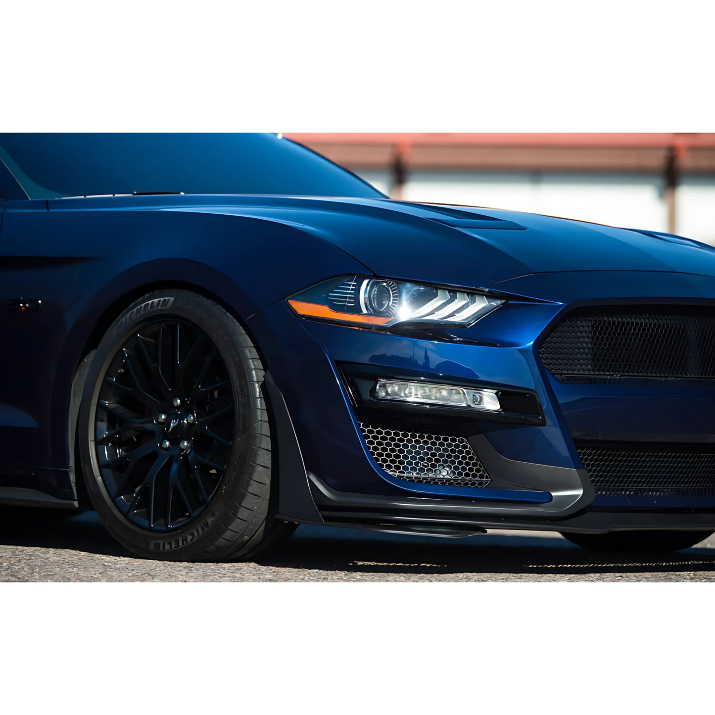 FOR 2018-2023 FORD MUSTANG FRONT GT500 STYLE CONVERSION BUMPER KIT