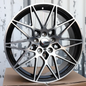19x9.5" Black Machine 666M Style Wheels (5x112) Fits BMW G20 G30 M3 M4 X3 X5 3 4 5 Series
