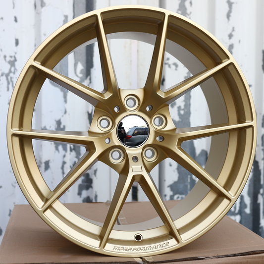 20" Satin Gold 763M Style Wheels (5x112) Fits BMW G20 G30 M3 M4 X3 X5 3 4 5 Series