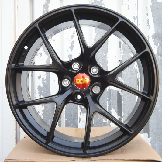 19" Satin Black Wheels (5x112) Fits Mercedes C300 C43 E350 E400 CLS550 S550