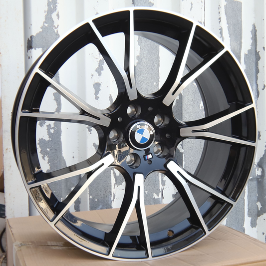 19" Black Machined 789M Style Wheels (5x112) Fits BMW 2 Series 3 Series 4 Series G20 G22