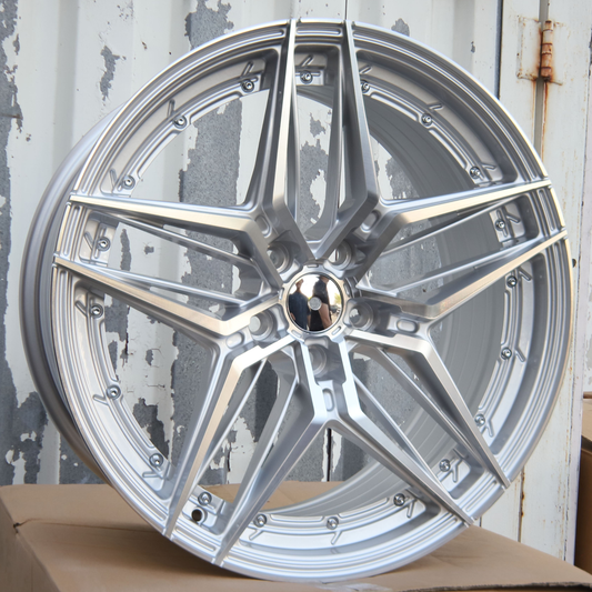 19" Silver Machined Wheels (5x114.3) Fits Honda Accord Acura TLX Nissan Altima Infiniti Q50