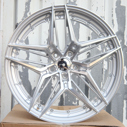 19" Silver Machined Wheels (5x114.3) Fits Honda Accord Acura TLX Nissan Altima Infiniti Q50
