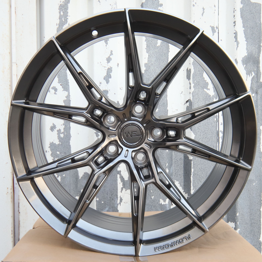 19" WF R.2-FG Style Wheels (5x114.3) Fits Nissan 350Z 370Z Infiniti G35 G37 Q50 Accord TLX