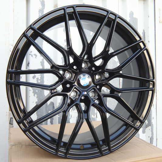 18" Gloss Black 1000M Style Wheels (5x120) Fits BMW
