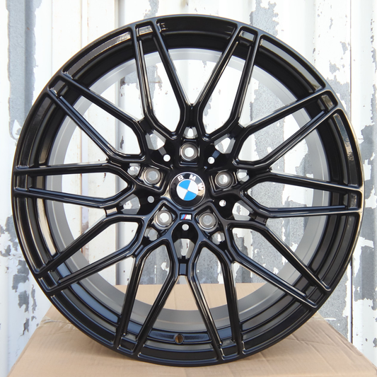 18" Gloss Black 1000M Style Wheels (5x120) Fits BMW