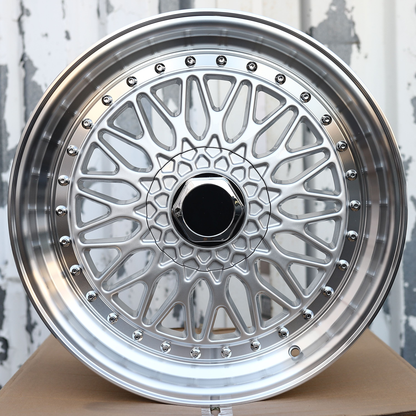 18x8" BBS Super RS Style Wheels (5x100/5x114.3) Fits 350Z 370Z G37 WRX BRZ Supra IS