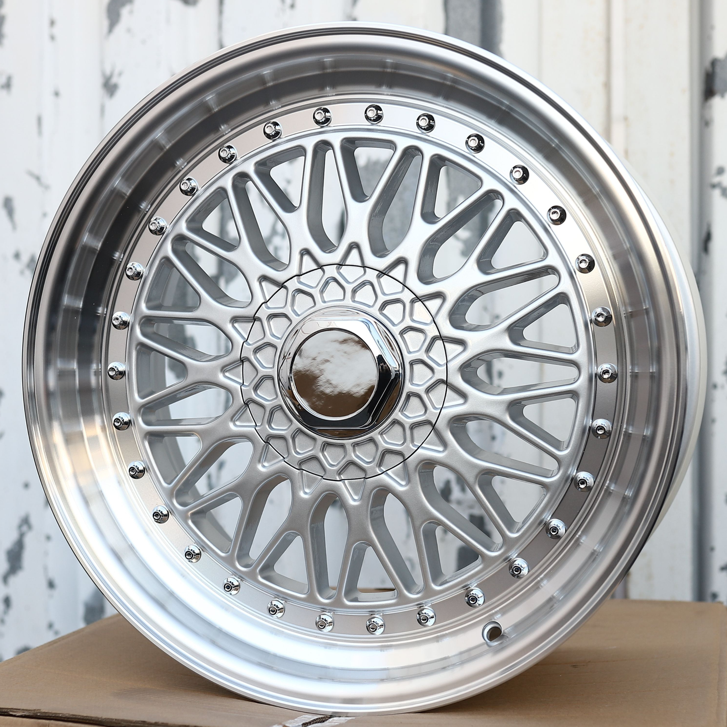 18x8" BBS Super RS Style Wheels (5x100/5x114.3) Fits 350Z 370Z G37 WRX BRZ Supra IS