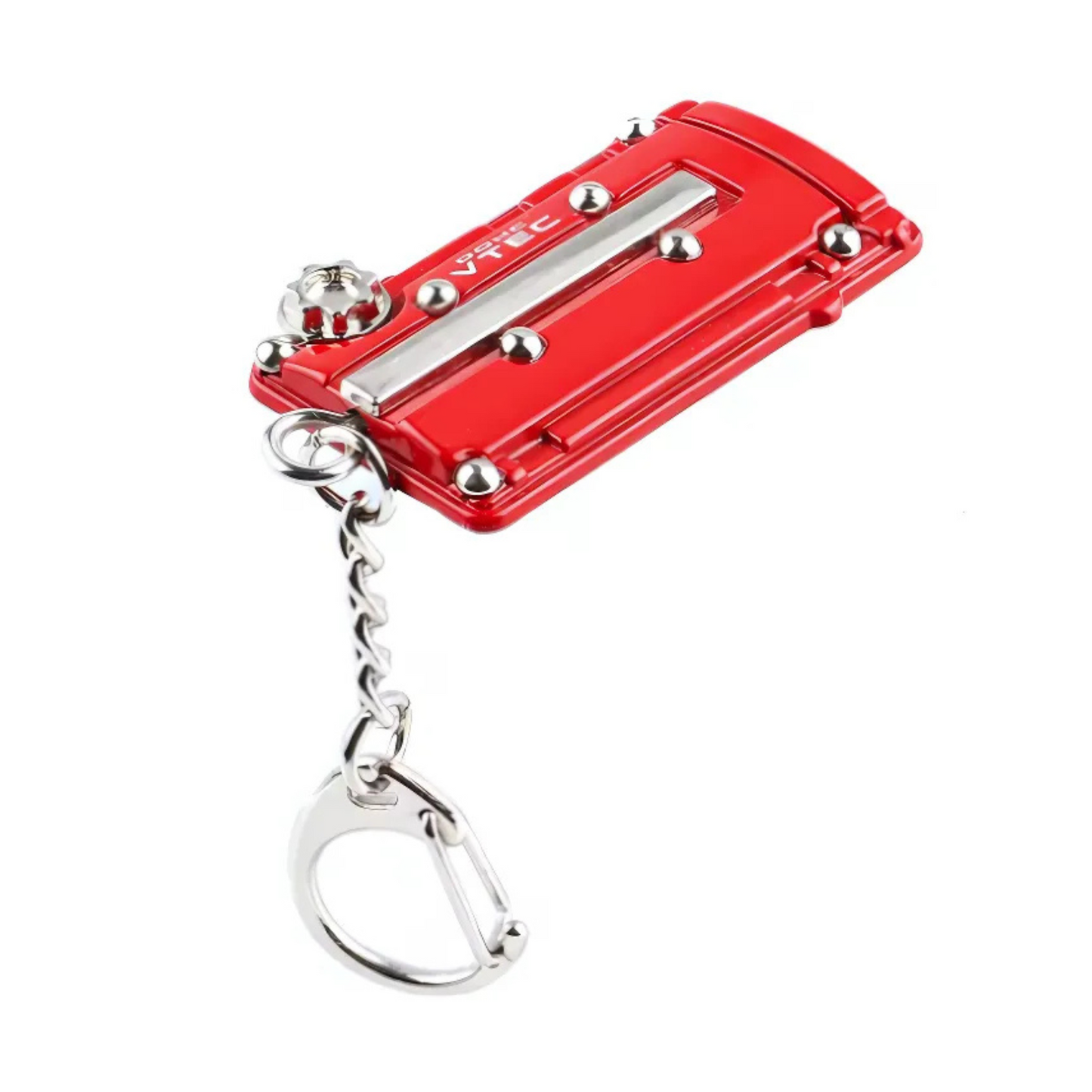 B16 HONDA VTEC DOHC Red Engine Valve Cover Keychain