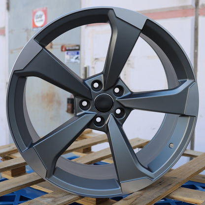AU02 | Matte Grey Machined Face