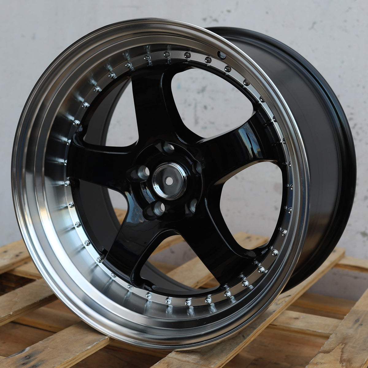 WKS-2 | Black Machined Side + Silver Rivet