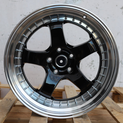 WKS-2 | Black Machined Side + Silver Rivet