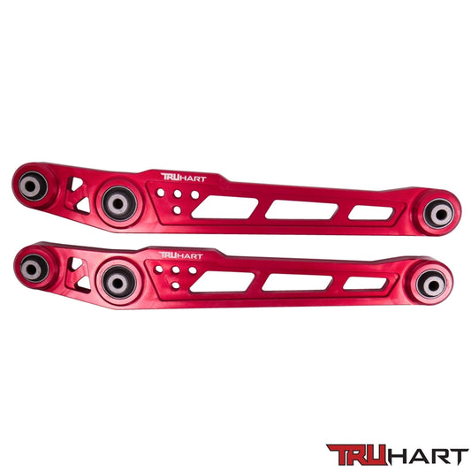 TruHart Rear Red Lower Control Arms for 1996-2000 Honda Civic (TH-H102-RE)