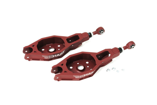 TruHart Rear Lower Control Arms w/ Pillowball for 16-21 Honda Civic/Si/ 17-21 Type-R