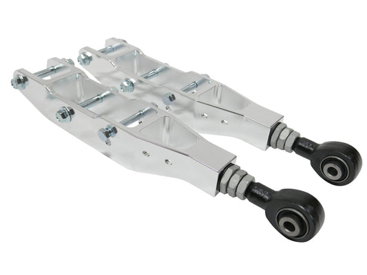 TruHart Rear Lower Control Arms (Adjustable), Polished for Subaru BRZ/ Scion FRS/ Toyota 86/ GR86