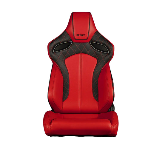 BRAUM Orue Seats (Reclining Red w/ Diamond) Leatherette