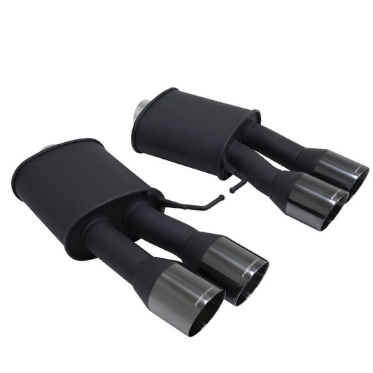Megan Racing Supremo Axle Back Exhaust System Black Chrome Tip for 2011-2016 BMW M5 F10