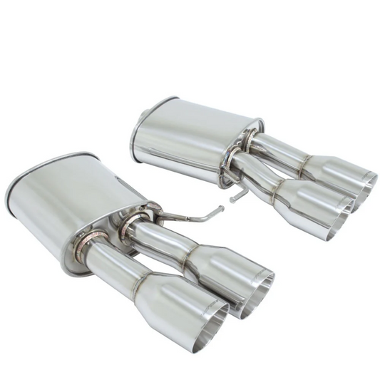 Megan Racing Supremo Axle Back Exhaust System Rolled Tips for 2011-2016 BMW M5 F10