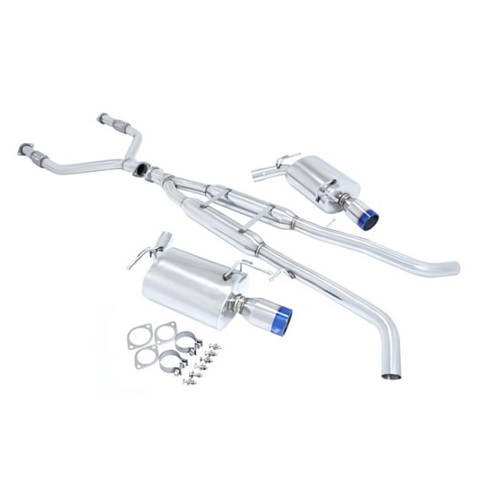 Manzo Stainless Steel Catback Exhaust System for 07-13 Infiniti G35 G37 4D AWD RWD V36