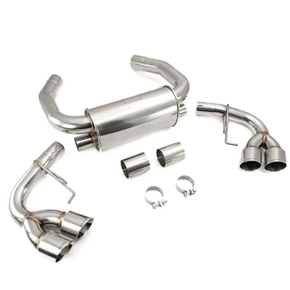Megan Racing Supremo Series Axle Back Exhaust System Stainless Quad Tips For 18+ BMW M5 F90