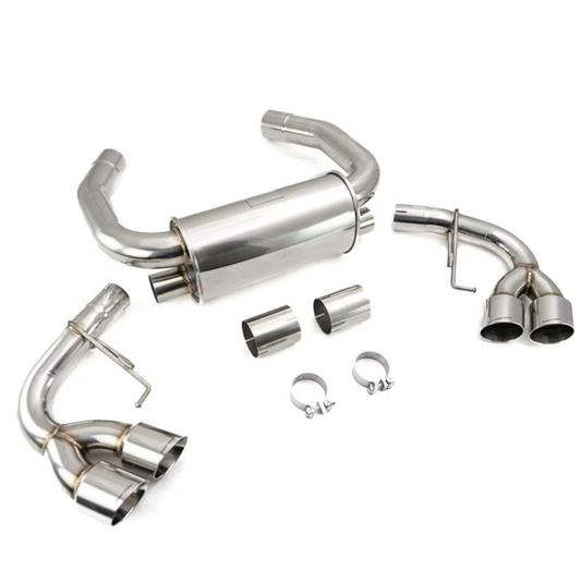 Megan Racing Supremo Series Axle Back Exhaust System Stainless Quad Tips For 18+ BMW M5 F90