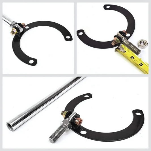 Manzo Aluminum Front Upper Strut Tower Brace Bar for 2000-2005 Mitsubishi Eclipse (SB-ME00FU)