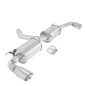 Megan Racing Supremo Axle Back Exhaust System 3.5" Rolled Tips For 07-13 BMW X5 L6 E70