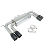 Megan Racing Supremo Axle Back Exhaust System Black Chrome Tip for 10-14 BMW X5M/X6M