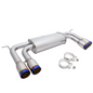 Megan Racing Supremo Axle Back Exhaust System Burnt Blue Tips for 10-14 BMW X5M/X6M