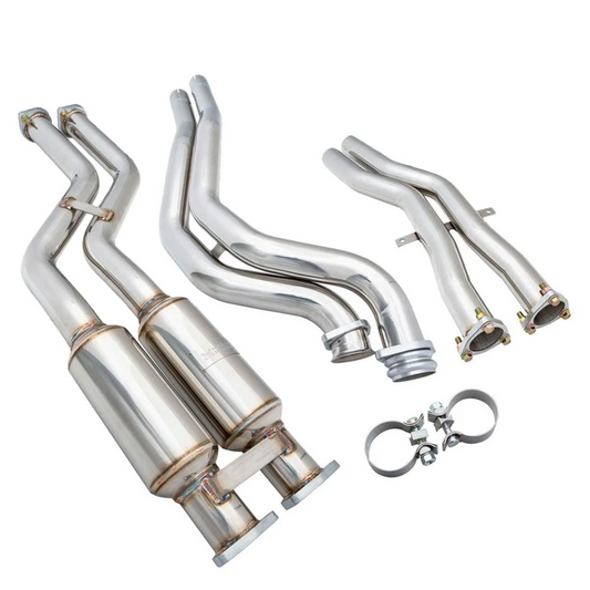 Megan Racing Stainless Steel Midpipe for 2001-2006 BMW M3 E46 - MIDPIPE-BE46M3