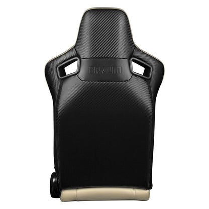 BRAUM Elite Sport Seats (Reclining - Beige Leatherette) BRR1-BGBW