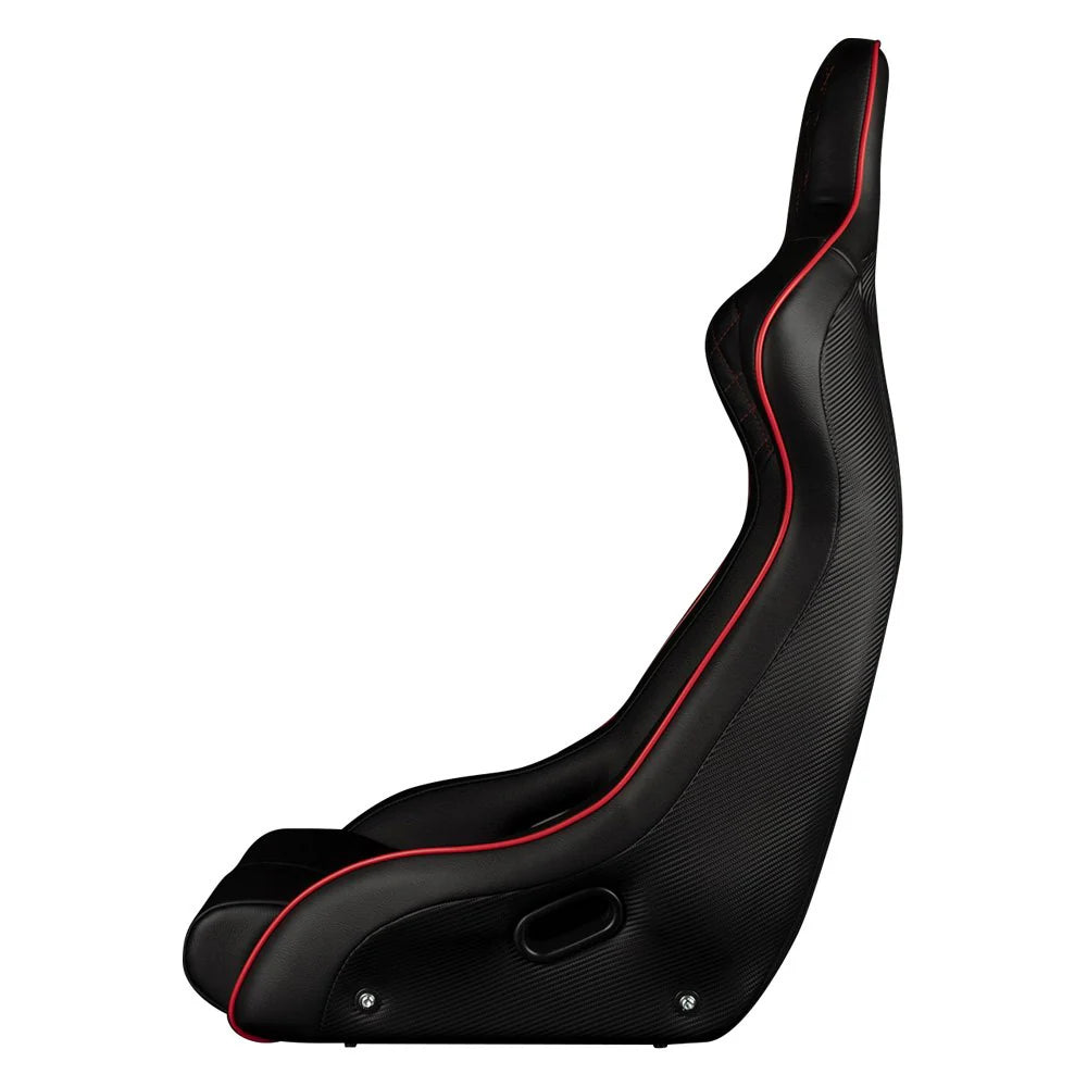 BRAUM Venom-X Fixed Back Bucket Seat [Black Diamond] White or Red Stitching