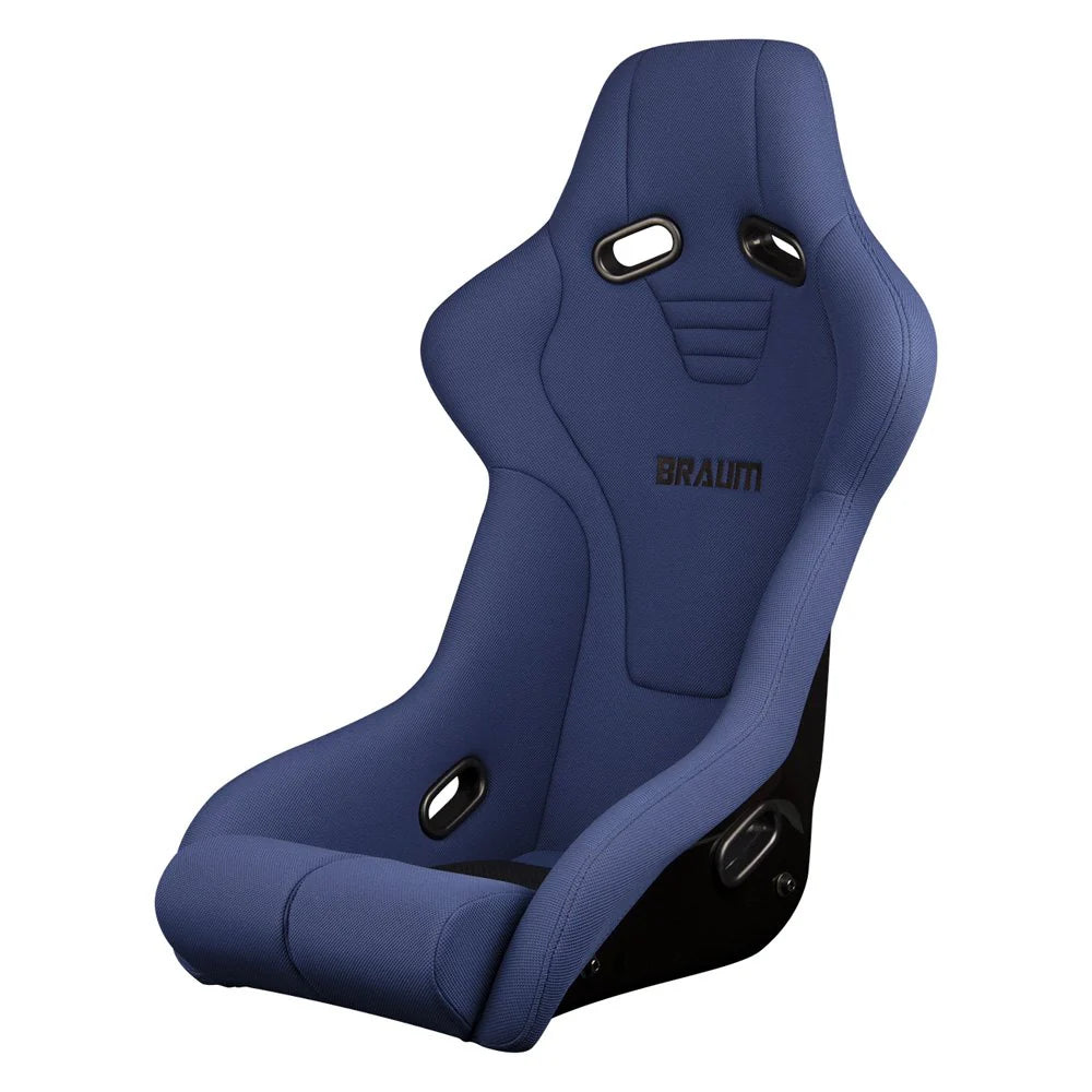 BRAUM Falcon-R Fixed Back Bucket Seat [Composite FRP] Black / Blue / Red / Red Plaid