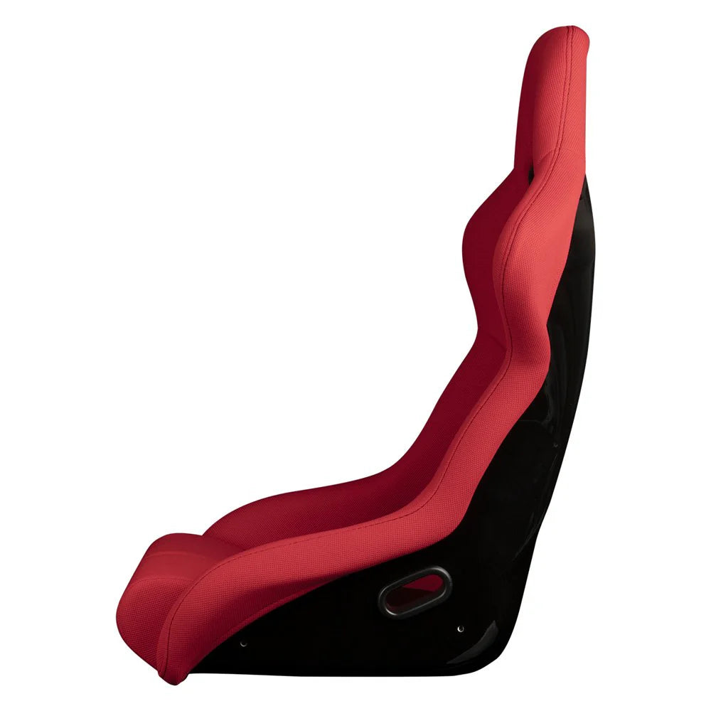 BRAUM Falcon-R Fixed Back Bucket Seat [Composite FRP] Black / Blue / Red / Red Plaid