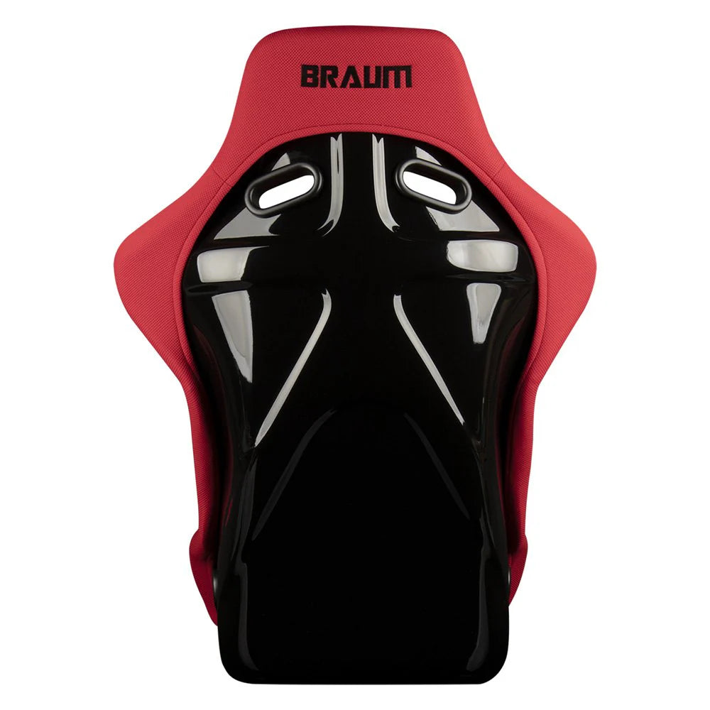 BRAUM Falcon-R Fixed Back Bucket Seat [Composite FRP] Black / Blue / Red / Red Plaid