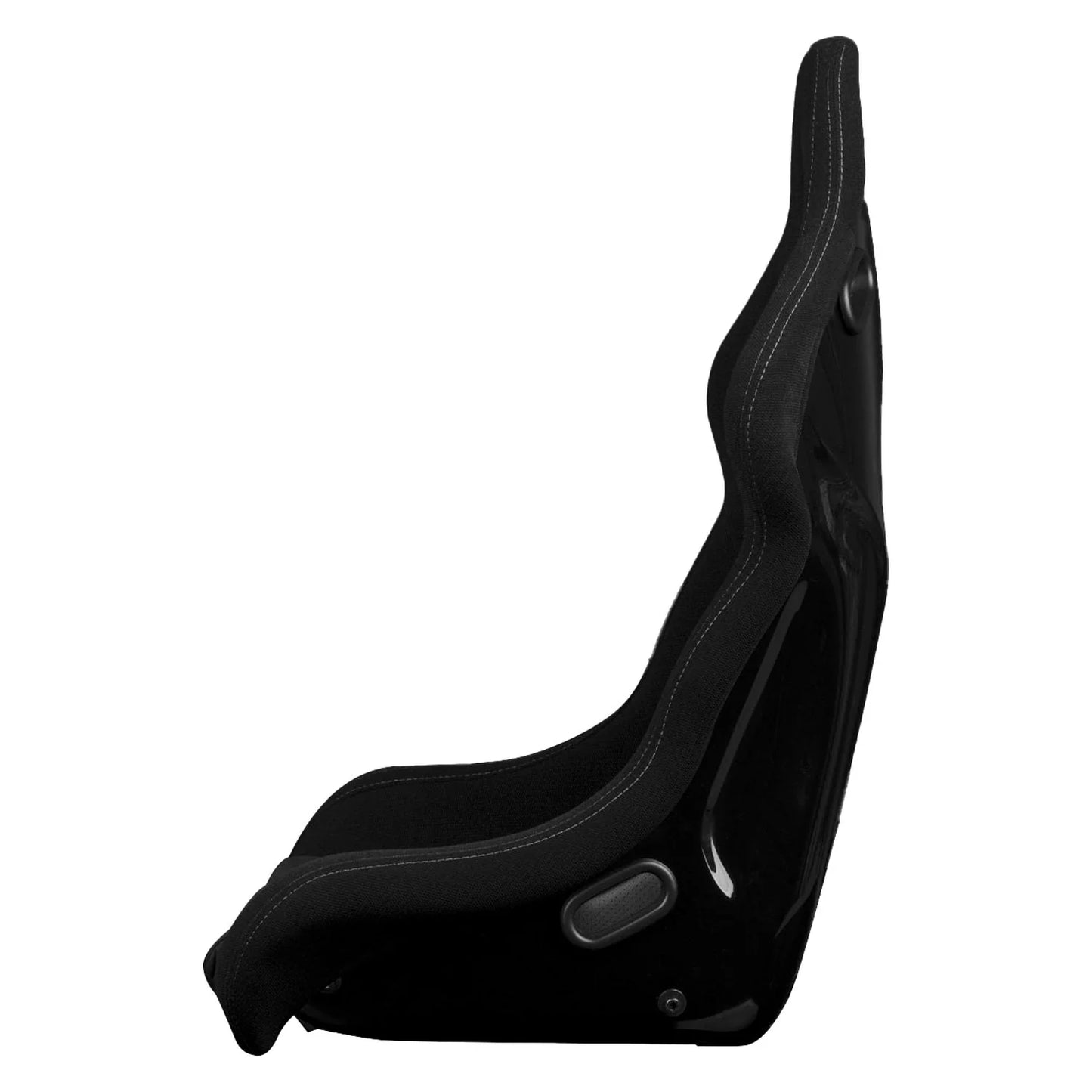 BRAUM Falcon-S Fixed Back Bucket Seat [Composite FRP] Black / White / Red