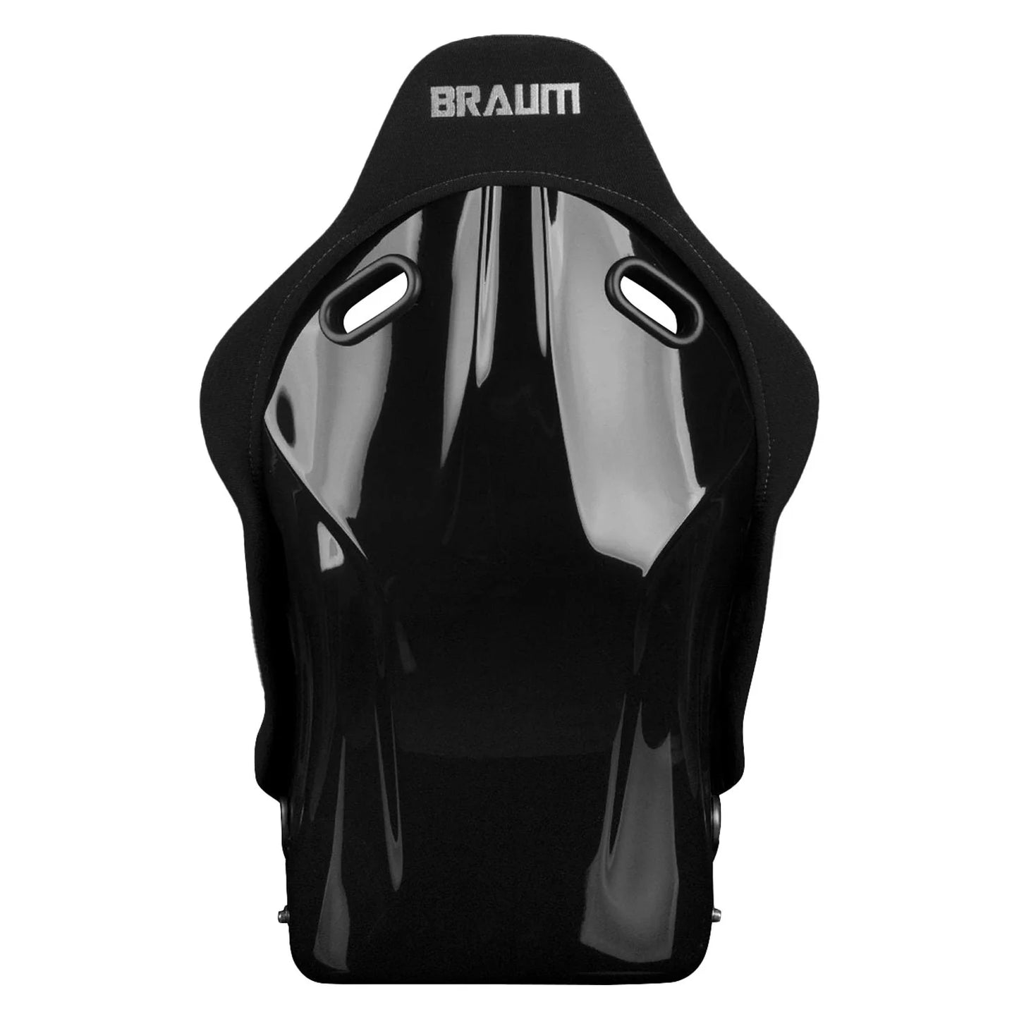 BRAUM Falcon-S Fixed Back Bucket Seat [Composite FRP] Black / White / Red