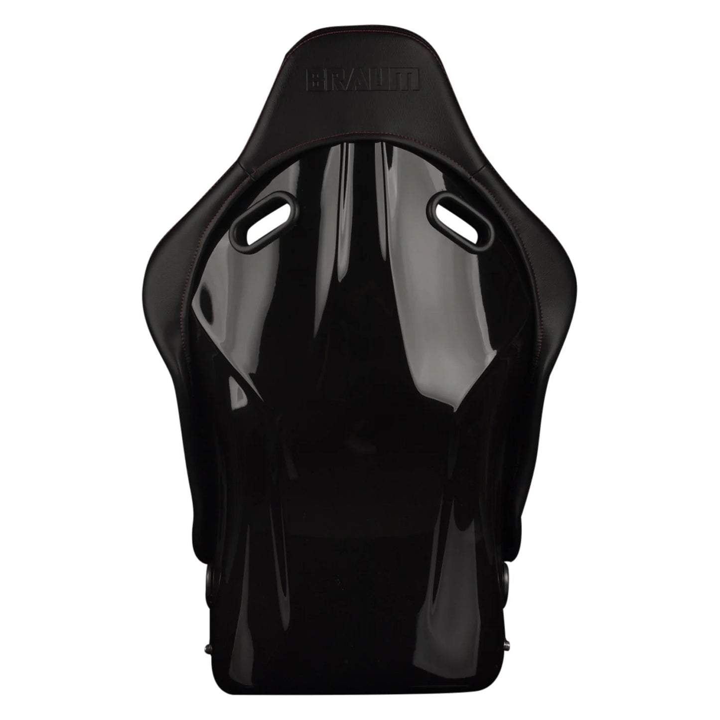 BRAUM Falcon-S Fixed Back Bucket Seat [Composite FRP] Black / White / Red