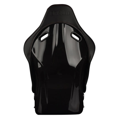 BRAUM Falcon-S Fixed Back Bucket Seat [Composite FRP] Black / White / Red