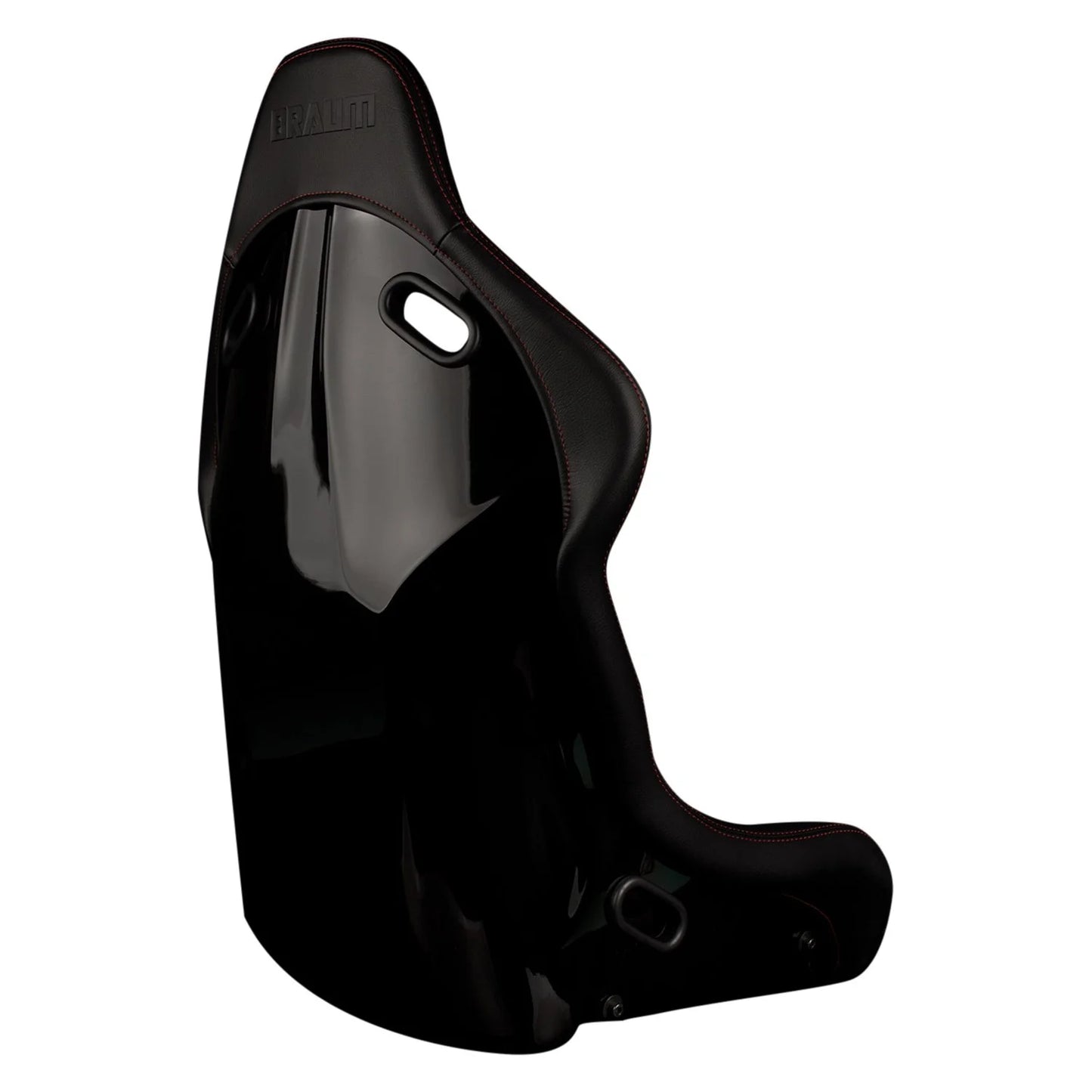 BRAUM Falcon-S Fixed Back Bucket Seat [Composite FRP] Black / White / Red