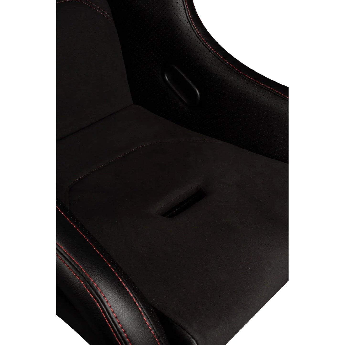 BRAUM Falcon-S Fixed Back Bucket Seat [Composite FRP] Black / White / Red